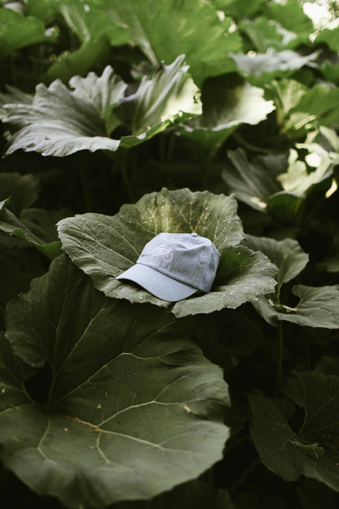 Denim baseball hat