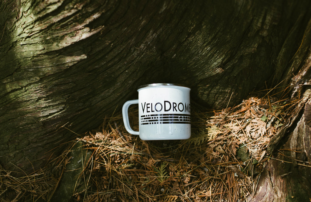 White Camping Mug, Enamel Camping Mug