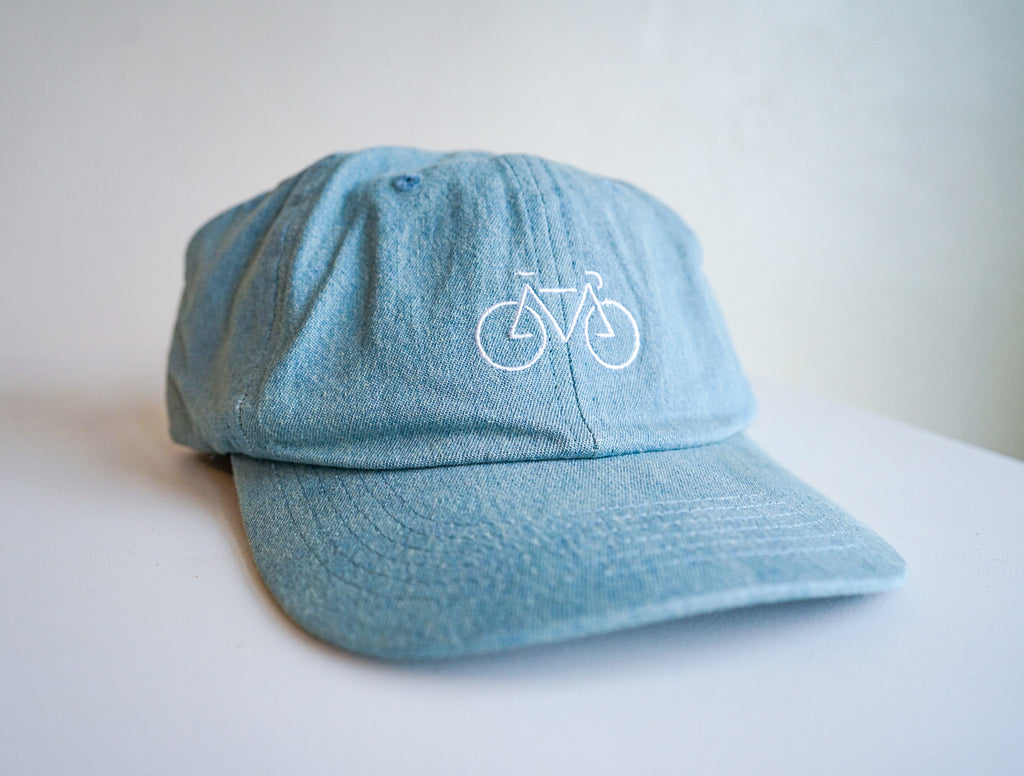 Denim baseball hat